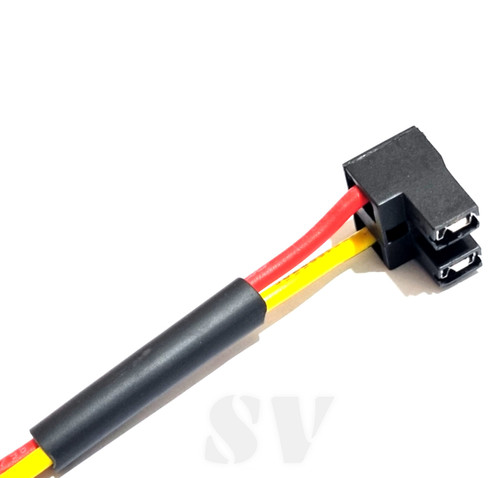 سوکت چراغ جلو پرچمی دو فیش پرشیایی h7 سیم ضخیم لحیمی