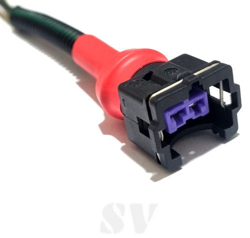 سوکت دو فیش سوزن انژکتور فنر تخت لحیمی